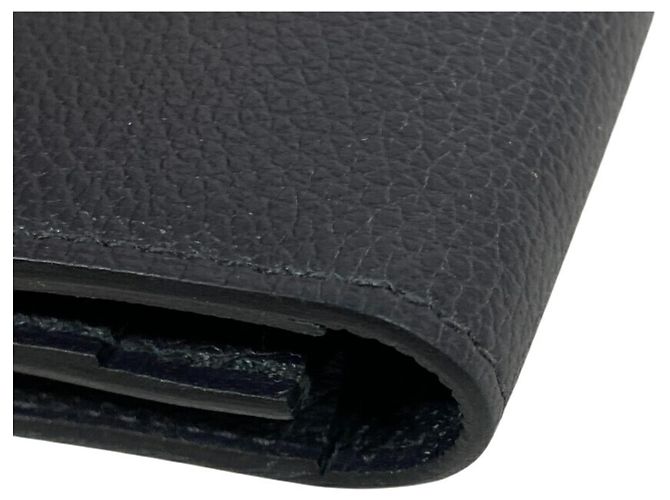 Hermès Monedero largo de tela Hermes Citizen Negro - vista 3