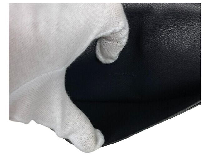 Hermès Monedero largo de tela Hermes Citizen Negro - vista 9