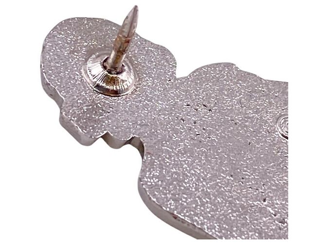 Spilla Mademoiselle Coco Chanel 03P Nero Argento - vista 8