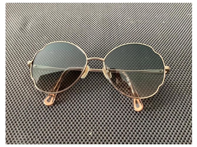 Chloé CC0008S Gafas de sol geométricas de metal plata - vista 4