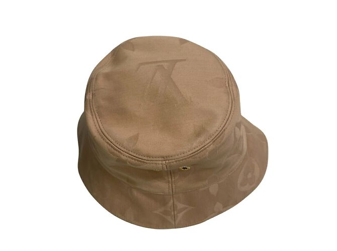 Cappello bucket reversibile Louis Vuitton Beige - vista 6