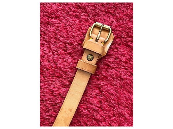 Louis Vuitton Leather Strap Handle Camel - view 8