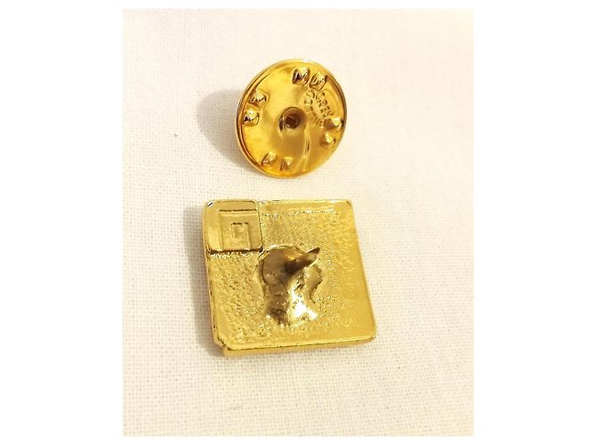 Guy Laroche Raro e in eccellenti condizioni per queste spille dorate D'oro Gold hardware - vista 2