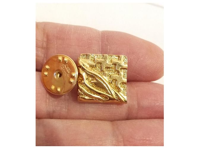 Guy Laroche Raro e in eccellenti condizioni per queste spille dorate D'oro Gold hardware - vista 4