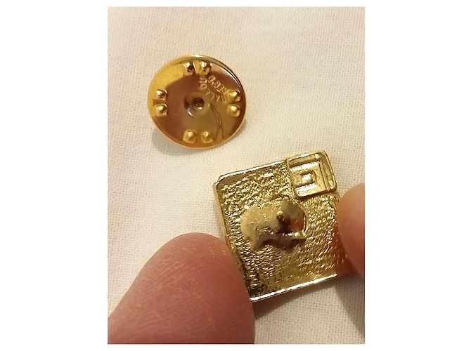 Guy Laroche Raro e in eccellenti condizioni per queste spille dorate D'oro Gold hardware - vista 5