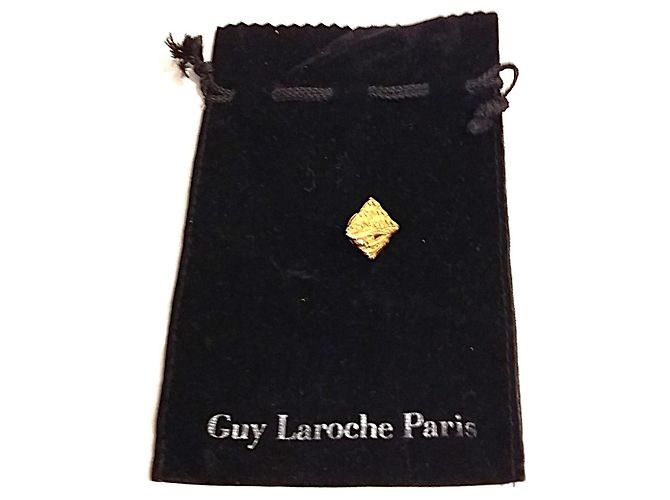 Guy Laroche Raro e in eccellenti condizioni per queste spille dorate D'oro Gold hardware - vista 6