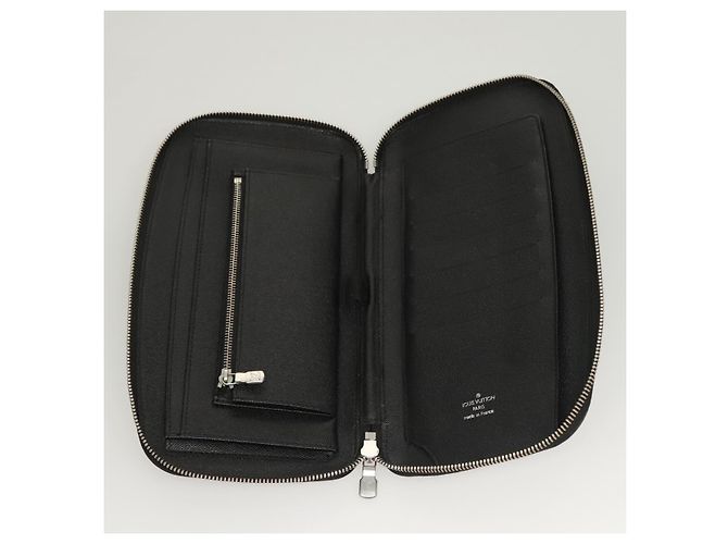 Organizer LOUIS VUITTON Organizzatore Taiga Atoll Custodia da Viaggio Ardoise M30652 LV Auth 117271 - vista 10