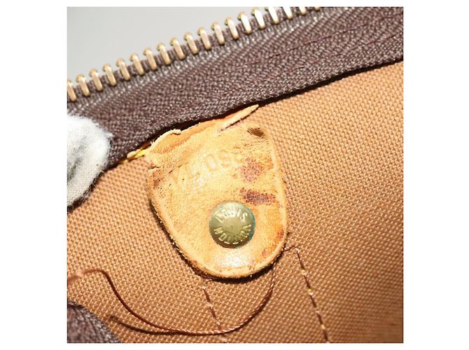 LOUIS VUITTON Monogram Keepall Bandouliere 60 Borsa Boston M41412 LV Auth 117825 Monogramma - vista 10
