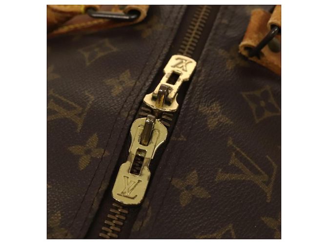 LOUIS VUITTON Monogram Keepall Bandouliere 60 Borsa Boston M41412 LV Auth 117825 Monogramma - vista 21
