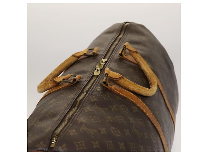 LOUIS VUITTON Monogram Keepall Bandouliere 60 Borsa Boston M41412 LV Auth 117825 Monogramma - vista 6