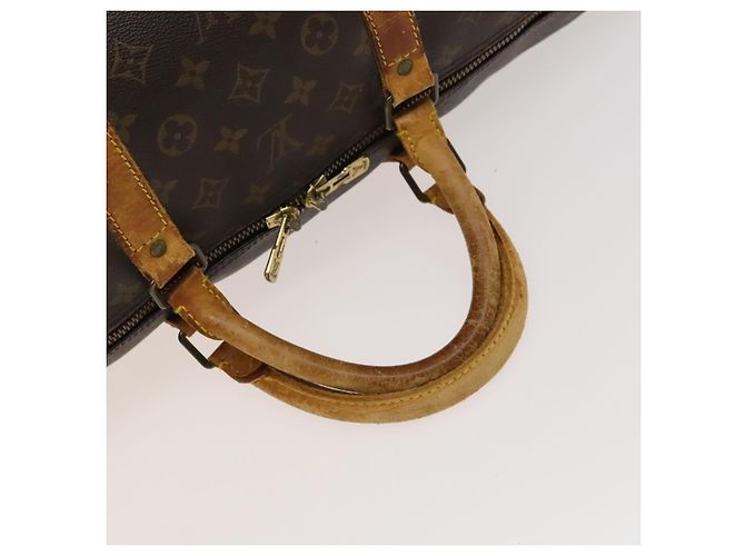 LOUIS VUITTON Monogram Keepall Bandouliere 60 Borsa Boston M41412 LV Auth 117825 Monogramma - vista 7