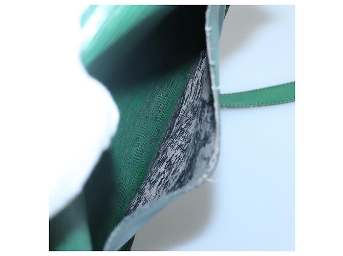 Saint-Cloud LOUIS VUITTON Epi Saint Cloud GM Borsa a Spalla Verde M52194 LV Auth BA1218 - vista 11