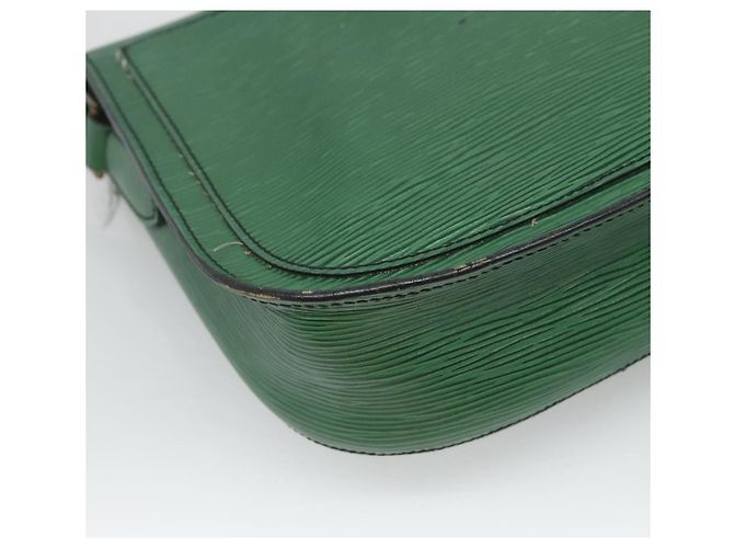 Saint-Cloud LOUIS VUITTON Epi Saint Cloud GM Borsa a Spalla Verde M52194 LV Auth BA1218 - vista 18