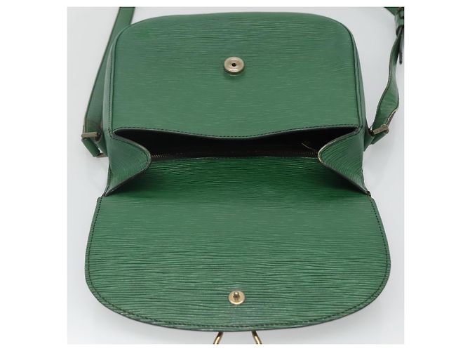 Saint-Cloud LOUIS VUITTON Epi Saint Cloud GM Borsa a Spalla Verde M52194 LV Auth BA1218 - vista 20