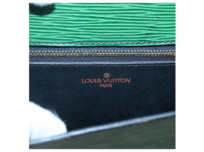 Saint-Cloud LOUIS VUITTON Epi Saint Cloud GM Borsa a Spalla Verde M52194 LV Auth BA1218 - vista 22