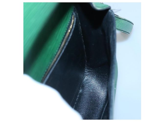 Saint-Cloud LOUIS VUITTON Epi Saint Cloud GM Borsa a Spalla Verde M52194 LV Auth BA1218 - vista 23
