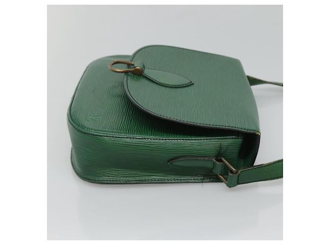 Saint-Cloud LOUIS VUITTON Epi Saint Cloud GM Borsa a Spalla Verde M52194 LV Auth BA1218 - vista 3