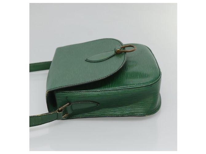 Saint-Cloud LOUIS VUITTON Epi Saint Cloud GM Borsa a Spalla Verde M52194 LV Auth BA1218 - vista 4