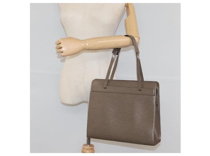 LOUIS VUITTON Borsa Tote Epi Croisette PM Lilla M5249B LV Auth BA1188 Porpora - vista 21