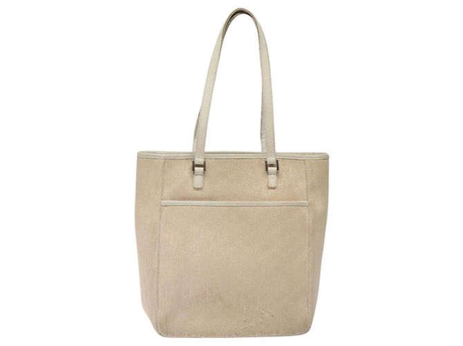 Christian Dior Trotter Canvas Tote Bag Pink Silber Auth ar13412 - Ansicht 13