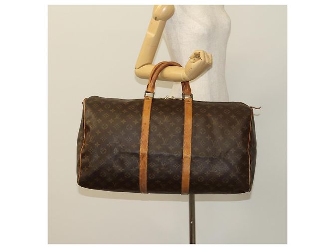 LOUIS VUITTON Monogram Keepall 55 Boston Tasche M41424 LV Auth 118042 Monogramm - Ansicht 21