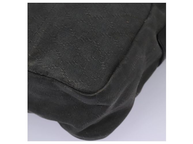 GUCCI GG Canvas Schultertasche Schwarz Silber 223648 Auth 117257 - Ansicht 14