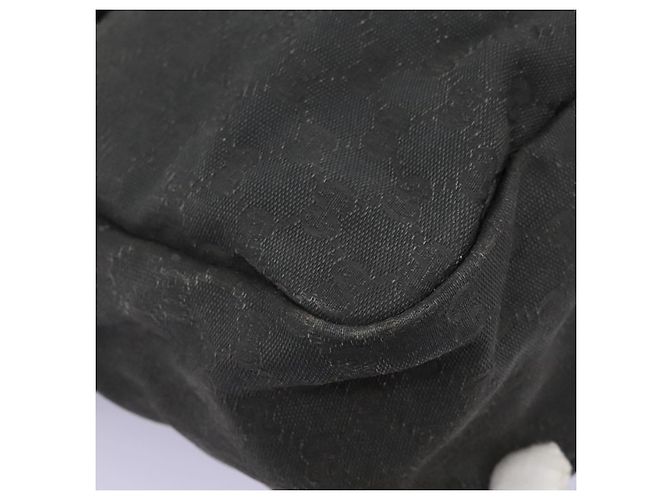 GUCCI GG Canvas Schultertasche Schwarz Silber 223648 Auth 117257 - Ansicht 15