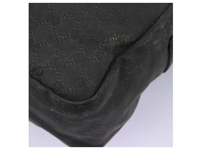 GUCCI GG Canvas Schultertasche Schwarz Silber 223648 Auth 117257 - Ansicht 16