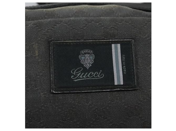 GUCCI GG Canvas Schultertasche Schwarz Silber 223648 Auth 117257 - Ansicht 17
