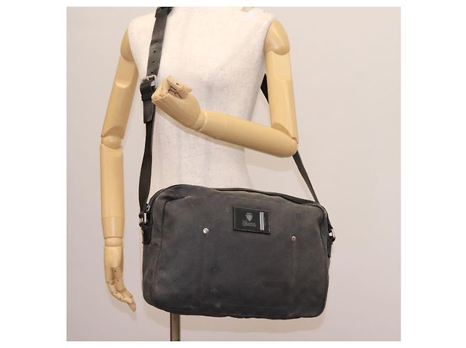 GUCCI GG Canvas Schultertasche Schwarz Silber 223648 Auth 117257 - Ansicht 23