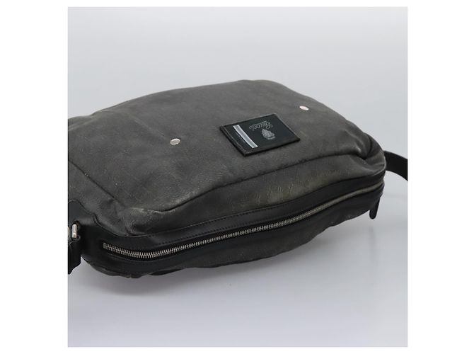 GUCCI GG Canvas Schultertasche Schwarz Silber 223648 Auth 117257 - Ansicht 6
