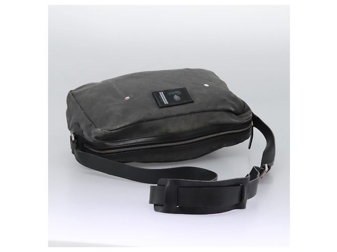 GUCCI GG Canvas Schultertasche Schwarz Silber 223648 Auth 117257 - Ansicht 7