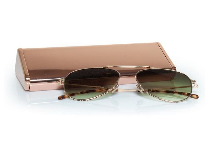 Autre Marque Sr. Leight, las gafas de sol de oro blanco de ICHI Dorado - vista 3