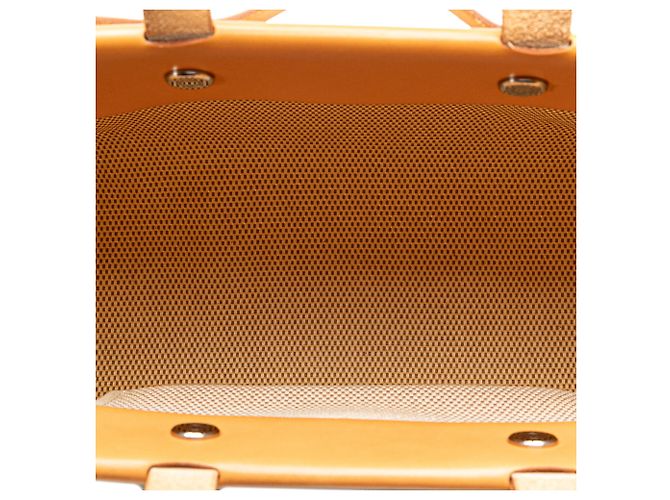 Hermès Borsa Cabas GM Toile Marrone Herbag Beige - vista 4