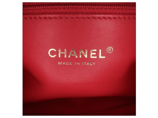 Chanel Mini Borsa Carry Chic in Pelle di Agnello Trapuntata Rosa - vista 5