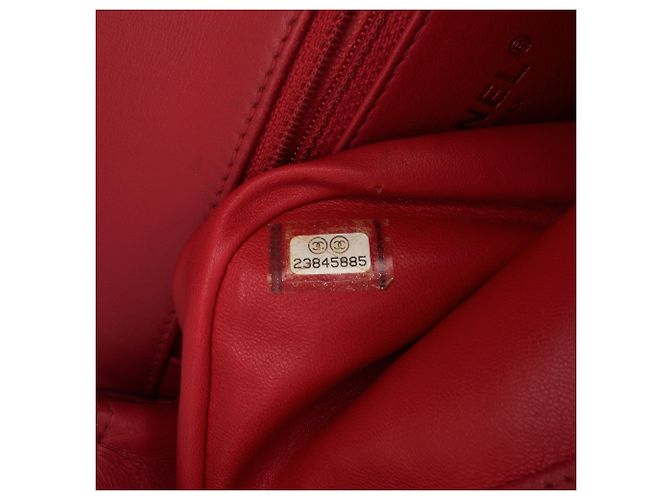 Chanel Mini Borsa Carry Chic in Pelle di Agnello Trapuntata Rosa - vista 6