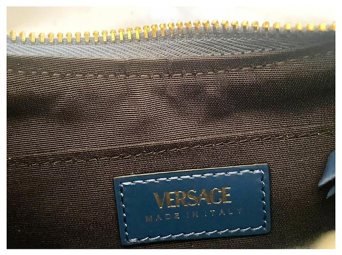 Borsa VERSACE "La Medusa" denim blu - vista 4