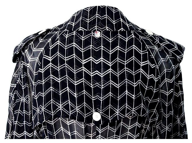 High * ABRIGO DE VERANO * TRENCHCOAT * Talla L * Absolutamente nuevo * Negro - vista 3