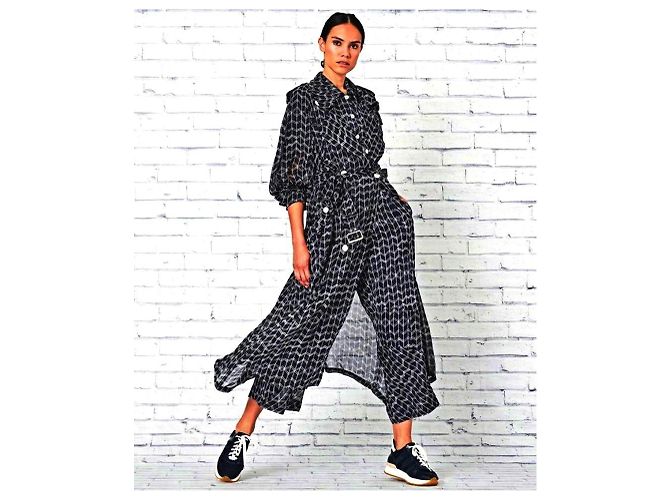 High * ABRIGO DE VERANO * TRENCHCOAT * Talla L * Absolutamente nuevo * Negro - vista 6