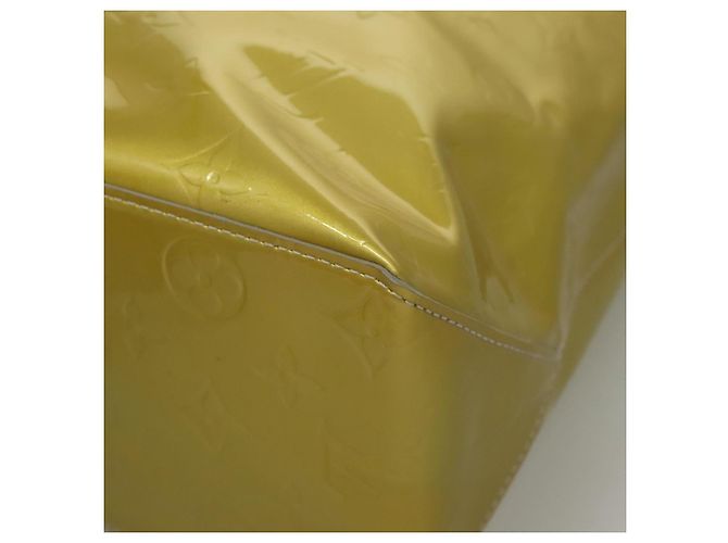 LOUIS VUITTON Monogram Vernis Reade MM Bolsa de mão Cinza M91142 LV Auth 117778 - vista 16