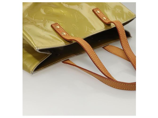 LOUIS VUITTON Monogram Vernis Reade MM Bolsa de mão Cinza M91142 LV Auth 117778 - vista 7