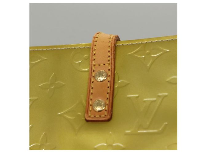 LOUIS VUITTON Monogram Vernis Reade MM Bolsa de mão Cinza M91142 LV Auth 117778 - vista 9