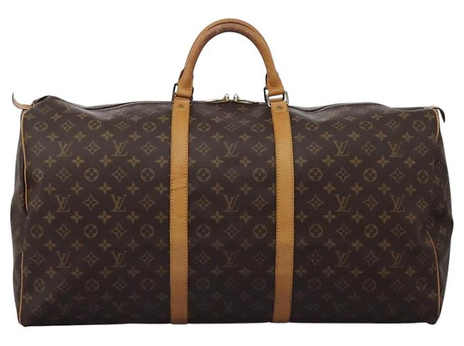 LOUIS VUITTON Monogram Keepall 60 Borsa Boston M41422 LV Auth KD439 Monogramma - vista 13