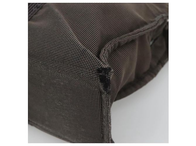 Hermès HERMES Handtasche Her Line MM Canvas Grau Silber Auth bs24473 Braun - Ansicht 9