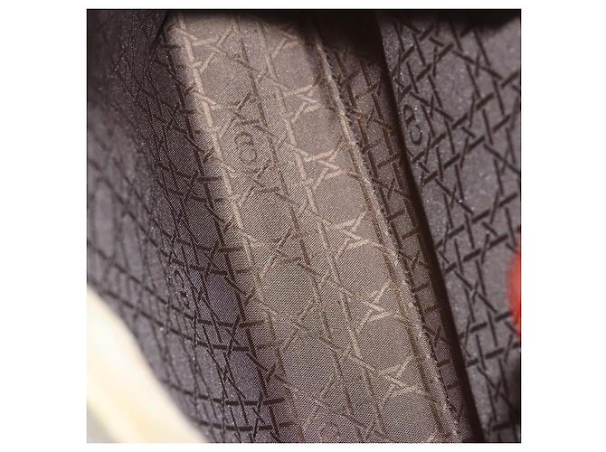 Christian Dior Lady Dior Handtasche aus Nylon Kunststoff Beige Silber Authentisch sw312 - Ansicht 19