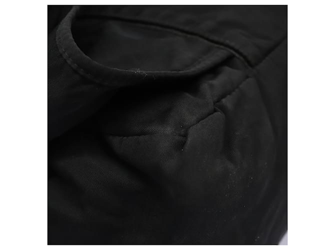 PRADA Borsa a Mano Nylon 2way Nera Argento Auth 117219 Nero - vista 19