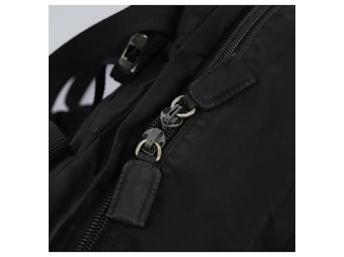 PRADA Borsa a Mano Nylon 2way Nera Argento Auth 117219 Nero - vista 24