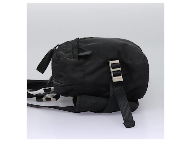 PRADA Borsa a Mano Nylon 2way Nera Argento Auth 117219 Nero - vista 3