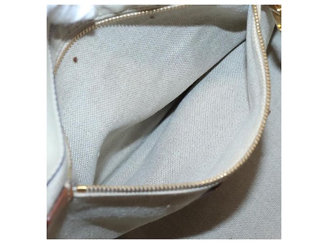 PRADA Canapa GM Borsa a mano in tela blu oro Auth bs24485 D'oro - vista 20