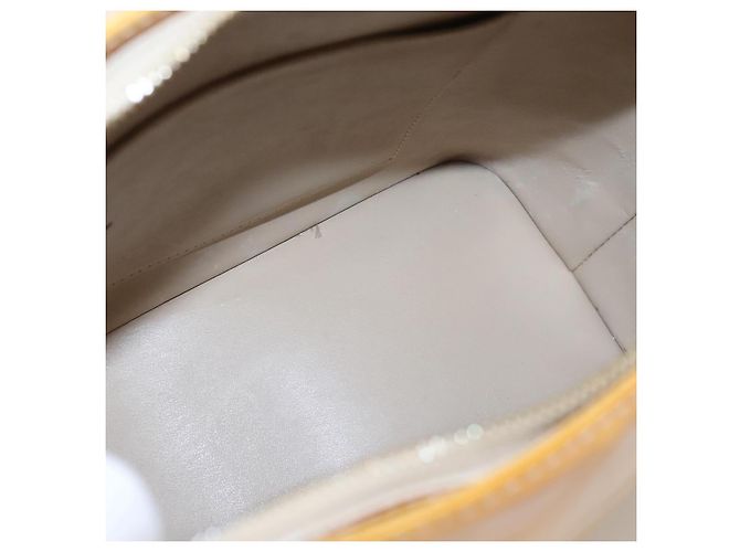 LOUIS VUITTON Monogram Vernis Borsa a Mano Houston Beige M91004 LV Auth 118102 - vista 10